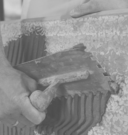 worker mounts ceramic tile v2